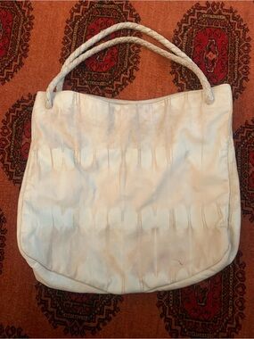 Augustina nubuck suede tote in a tie dye pattern